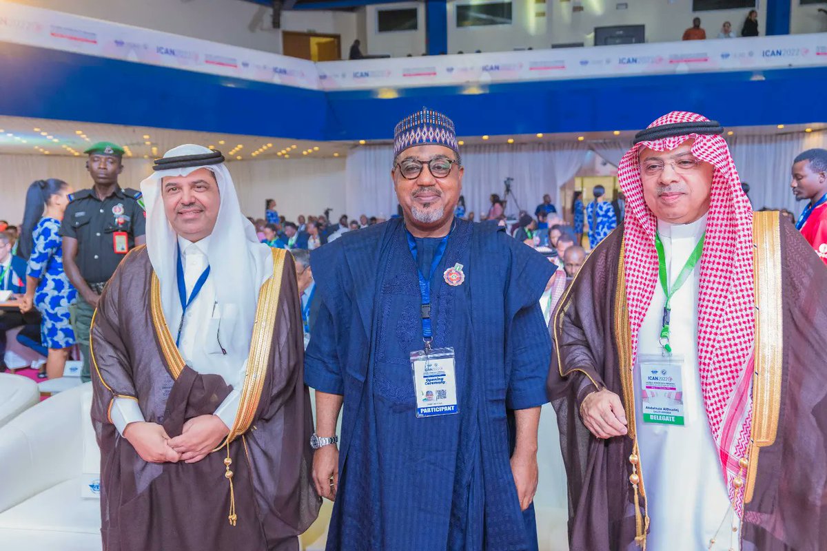 hon_umarelyakub's tweet photo. During the opening ceremony of ICAN 2022 global aviation premiere air service negotiation event https://t.co/VMIOVVKG5z