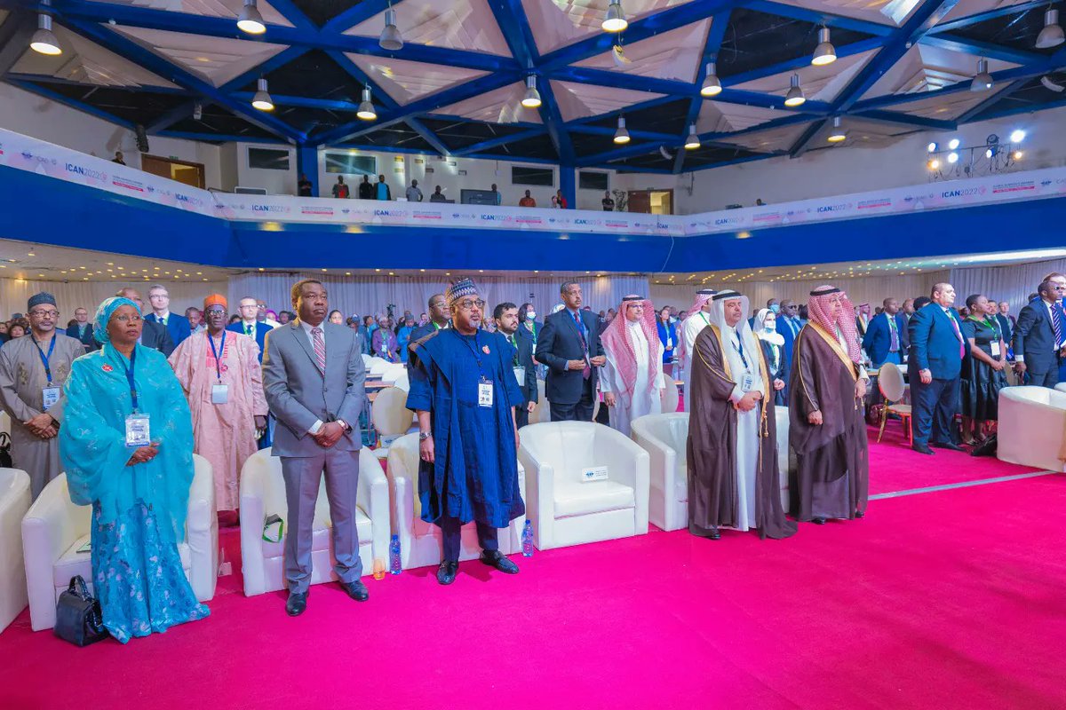 hon_umarelyakub's tweet photo. During the opening ceremony of ICAN 2022 global aviation premiere air service negotiation event https://t.co/VMIOVVKG5z