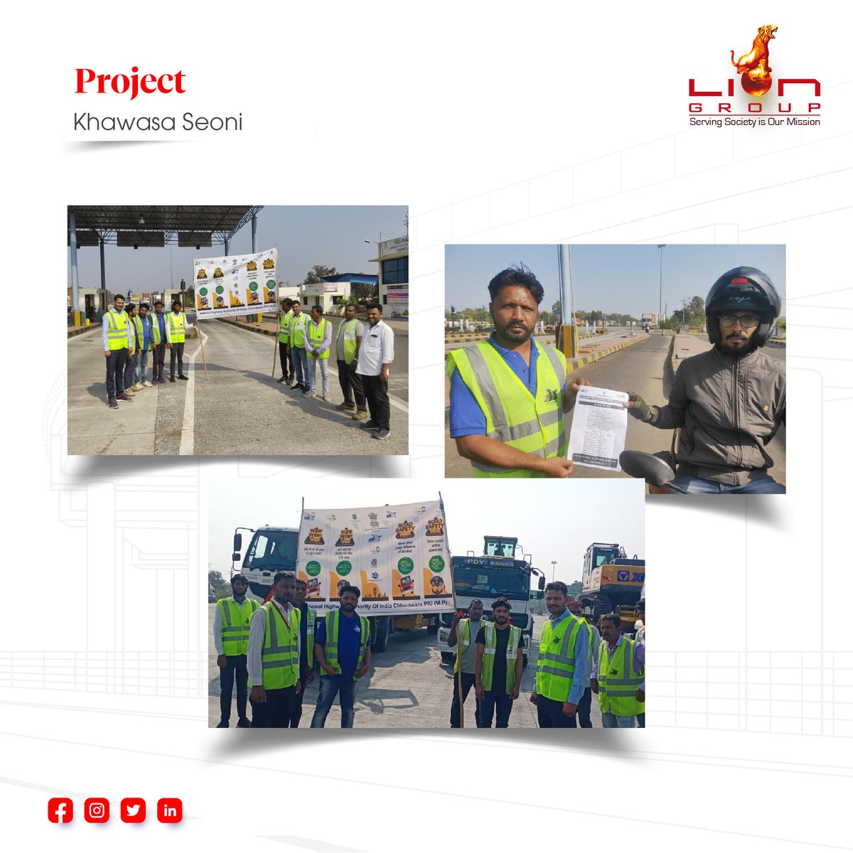 Navneet979797's tweet photo. Glimpses of Road safety week drive organised by NHAI

The program was organized by site staff along with NHAI officials and created awareness about the importance of road safety, here are the glimpses of the program...

#roadsafety #NHAI #SadakSurakshaAbhiyaan
#liongroup https://t.co/nLSvhiDG1L