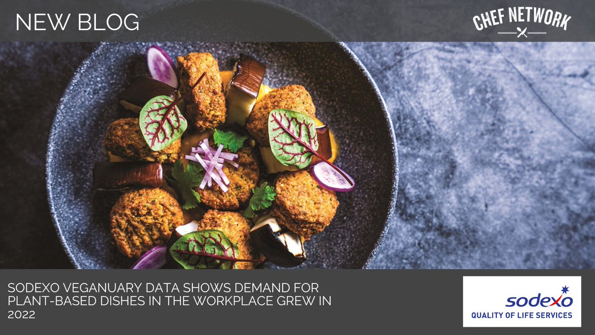ChefNetworkIRL's tweet image. In this month&apos;s Blog, @SodexoGroup Ireland marks Veganuary  with  data showing how demand for plant-based dishes in the workplace grew in 2022.

Read more here: bit.ly/3ZY6sLg

 #CNBlogs