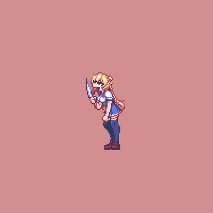 はあちゃまくっきんぐ #はあとart #pixelart 