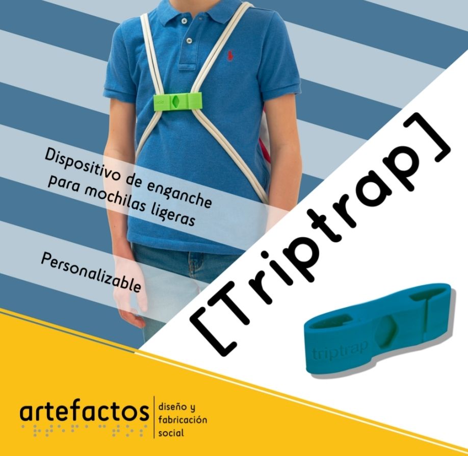 artefactos_org's tweet image. ¿Te incomodan esas mochilas que caen del #hombro y no se ajustan tu ritmo? Tranqui, [#triptrap] es tu solución, el #dispositivo que permite un buen ajuste de tu mochila.
🎁Regala #autonomía!
@UA_Universidad @EPSAlicante #visibiliza #diversidadfuncional #inclusion #productodeapoyo