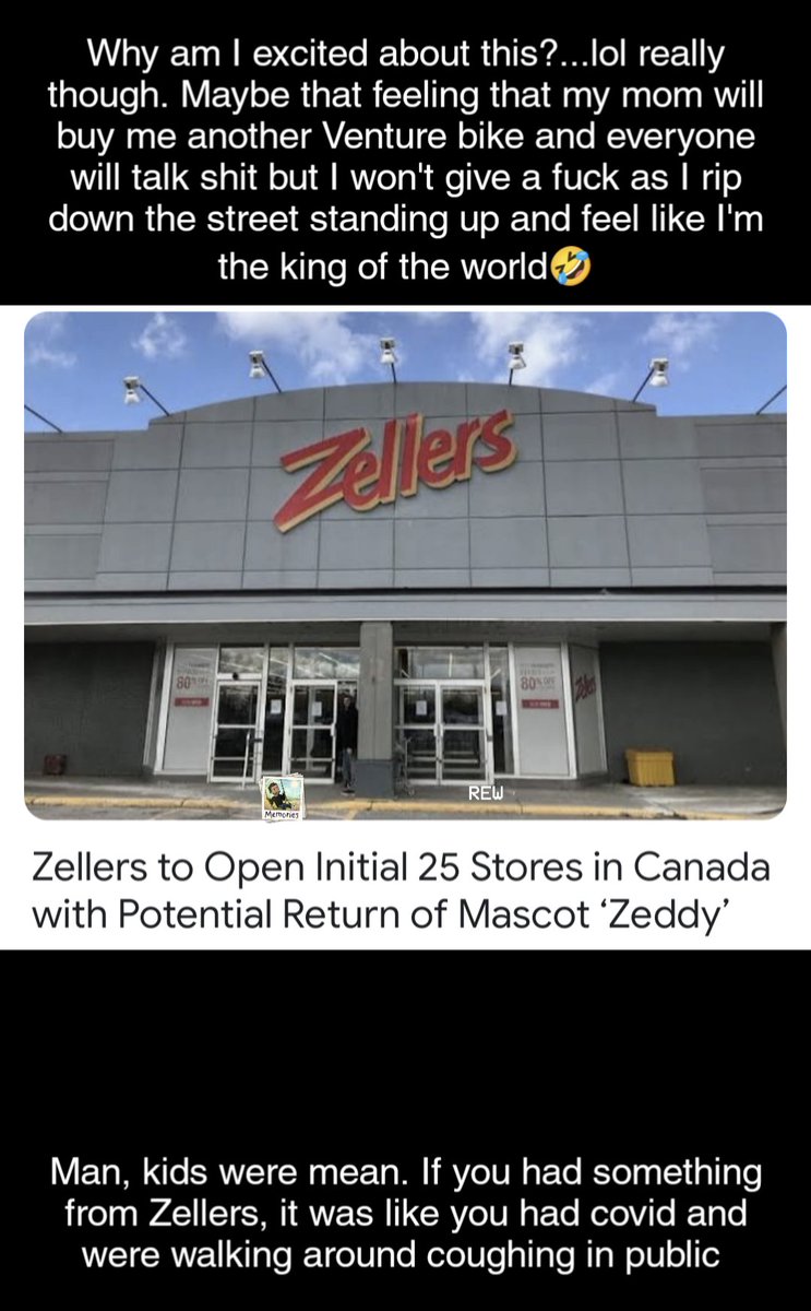 The nostalgia is real!  Zeddy where you at!?  "Where the lowest price is the law" <a href="/garyvee/">Gary Vaynerchuk</a> did this exist in the USA?  If not, I feel like it would be comparable with Kmart back in the day.