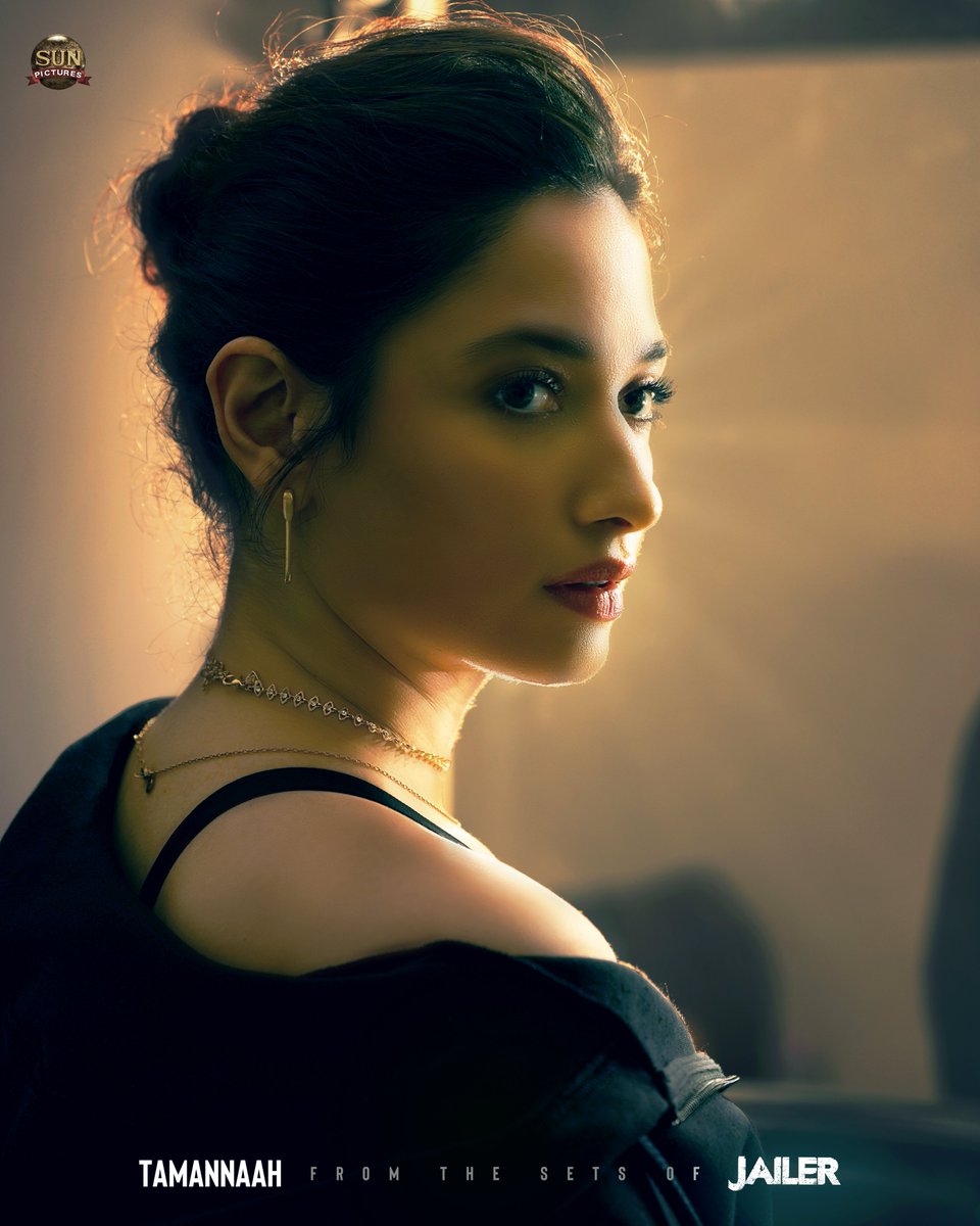 sunpictures's tweet image. .@tamannaahspeaks from the sets of #Jailer

 @rajinikanth @Nelsondilpkumar @anirudhofficial