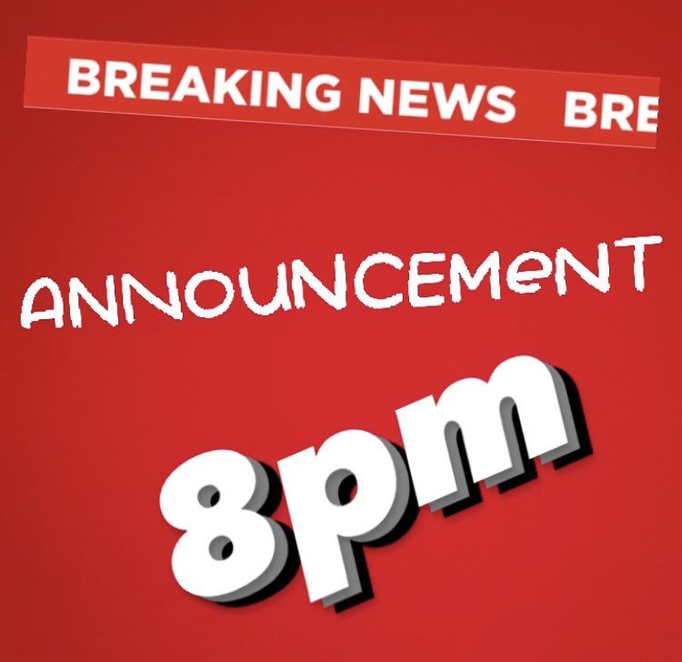 XbEventsuk's tweet photo. #BreakingNews #ANNOUNCEMENT 8PM TONIGHT https://t.co/tFzmFq1s67