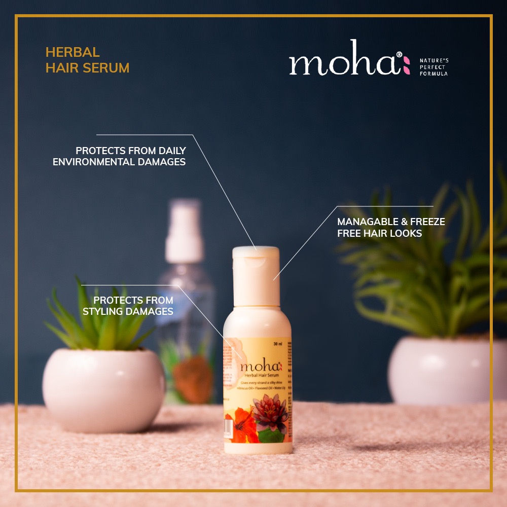 Have you tried everything to get frizz-free hair and yet been unsatisfied with the result?

Use Code- MOHA25 to get 25% off on moha.co.in

#themohalife #hairserum #haircare #hairnourishment #winter #dryness #nourishment #smooth #salonlook #ayurveda #herbal