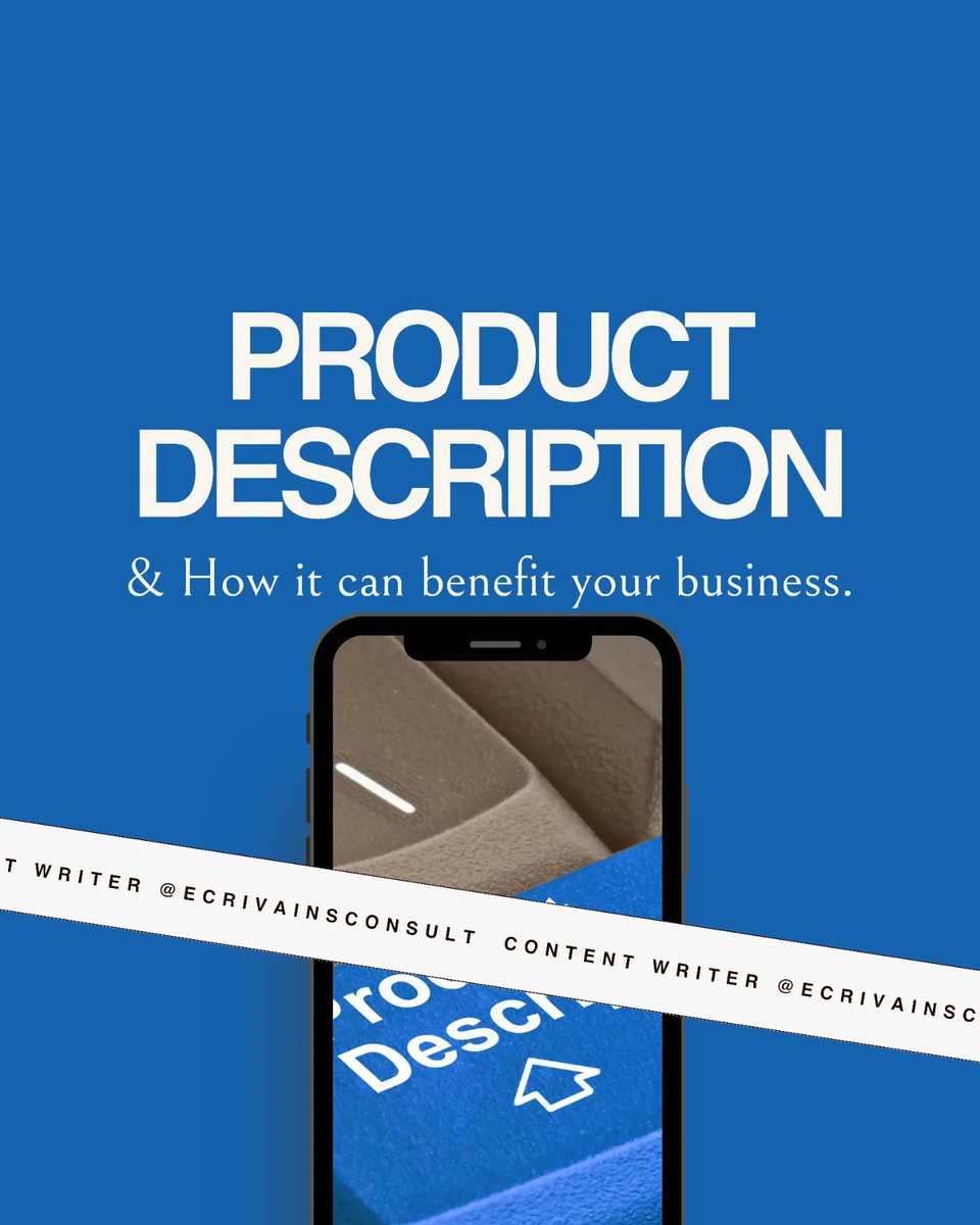 In addition to describing your products, #productdescription can aid in sales by assisting your target market in making an informed purchase decision.

Contact us right away for captivating product descriptions with calls to action, SEO, and consideration of your brand's voice.