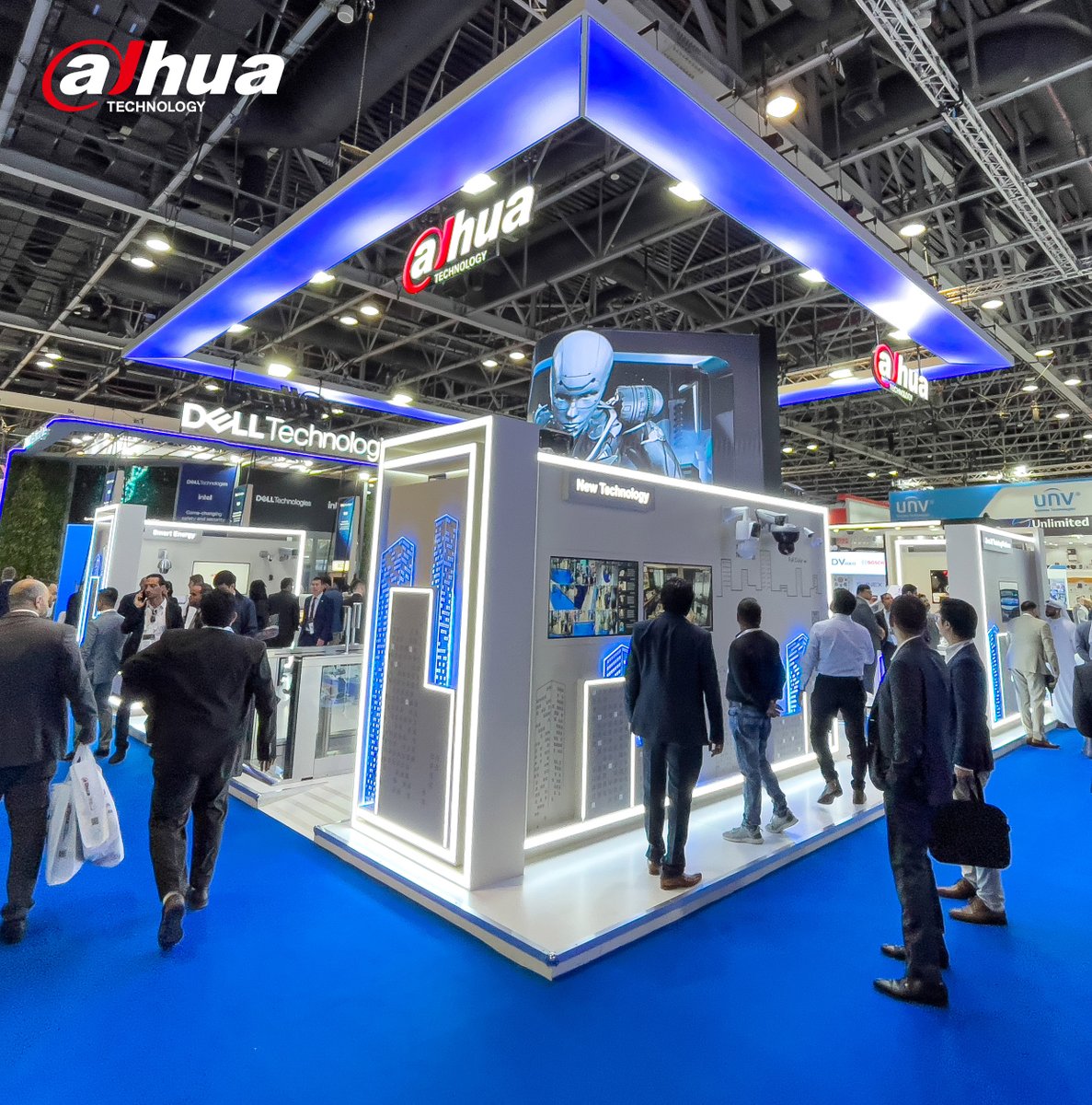 DahuaHQ's tweet image. You must have seen our huge curved screen at the #Intersec exhibition!🤩
In addition to the naked-eye 3D technology, we also showed the latest solutions and products. Come and visit us on booth S1-E11!
#dahua #intersec2023