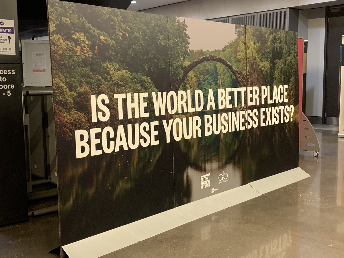 How can brands make a genuine stand? Not to cash in on a cause, but to do what’s right. The first question must be ‘why?’ What’s the motivation to be a changemaker? And is that shared by every employee? #BBS23 #TheBetterYear @BCorpUK @betterb_network @weareneo #FindWhatMatters