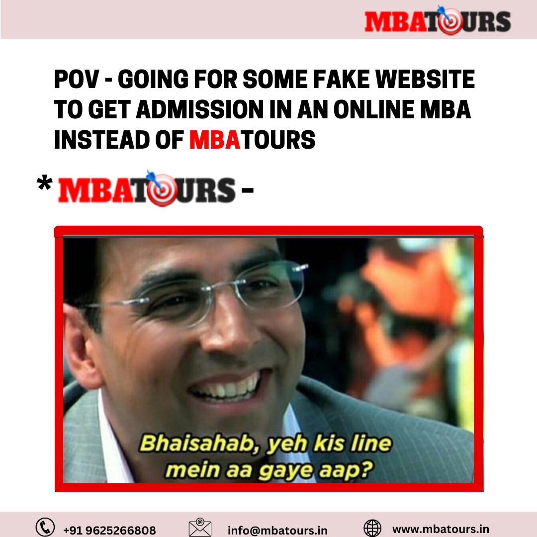 mbatours1's tweet photo. Do not fall in trap of fake websites to find an ideal online University. instead visit @mbatours1 and get the most of it. Visit our official website : https://t.co/EORBFqOXTX
#mbatour #mba #mbadegree #bba #degree #meme #akshaykumarmemes #indianmemes #online #education https://t.co/vNw1h05DQU