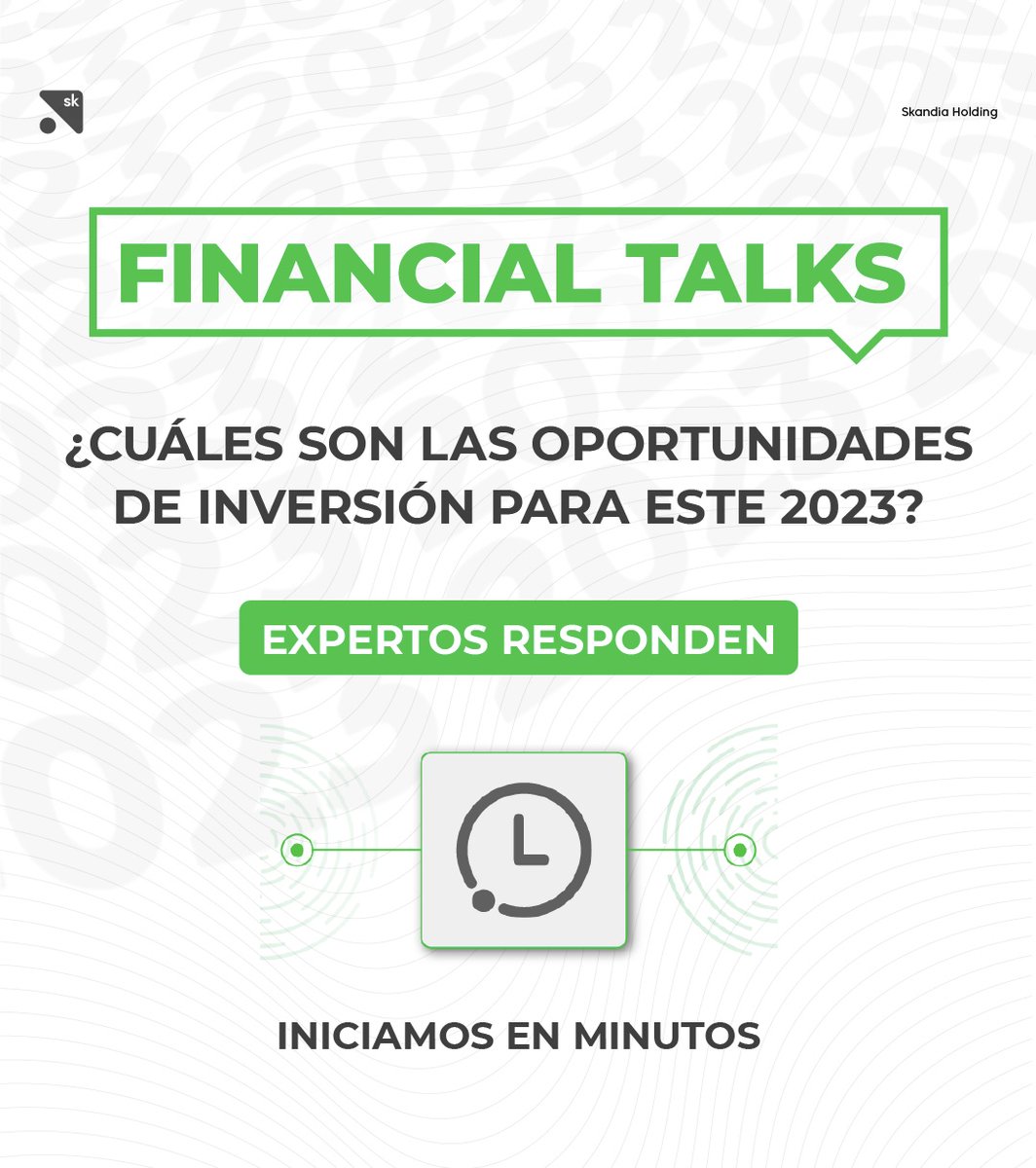 SkandiaCol's tweet photo. #FinancialTalks Perspectivas económicas 2023. 📊🌐
Conoce el análisis de los expertos para iniciar el año informados tomando las mejores decisiones de inversión. 📈
Iniciamos en 30 minutos.
Conéctate aquí 👉 https://t.co/6ZPVTgnEk3 https://t.co/fA5Foh00zn