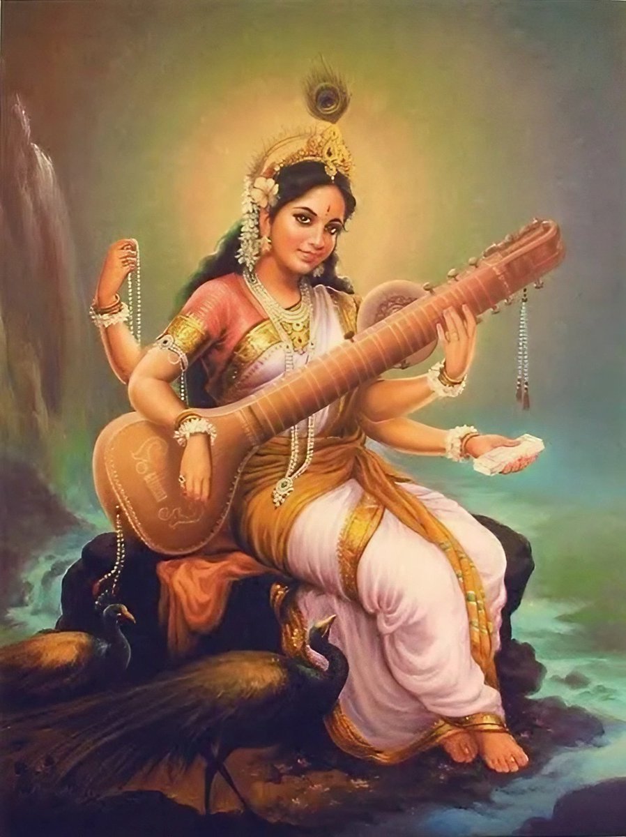 desi_thug1's tweet image. 10 Hindu Deities that are worshiped in Japan

1. Saraswati Devi as Benzaiten