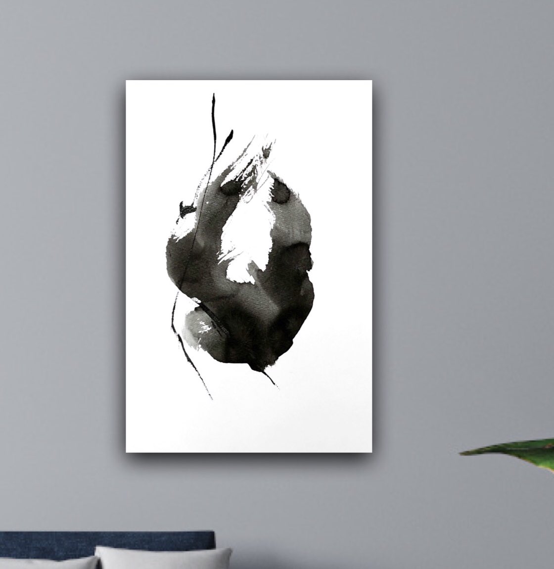 'revolve'　-眩く-

上へ向かいながら回るイメージを表現しました。

#shodo #墨アート #monochromeart