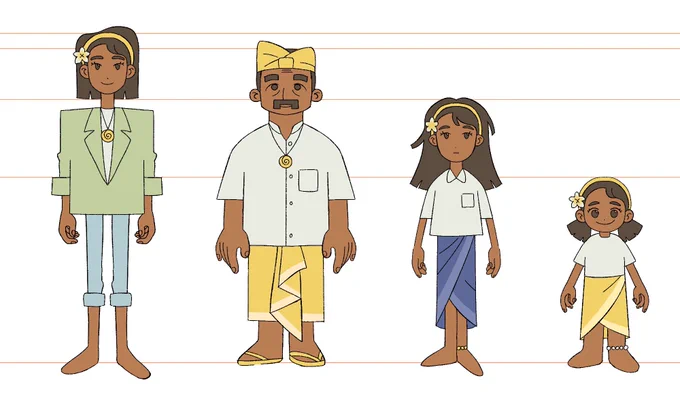 special thanks to my homie putu for the help on the balinese attire and names!!!! makasi put anjay 