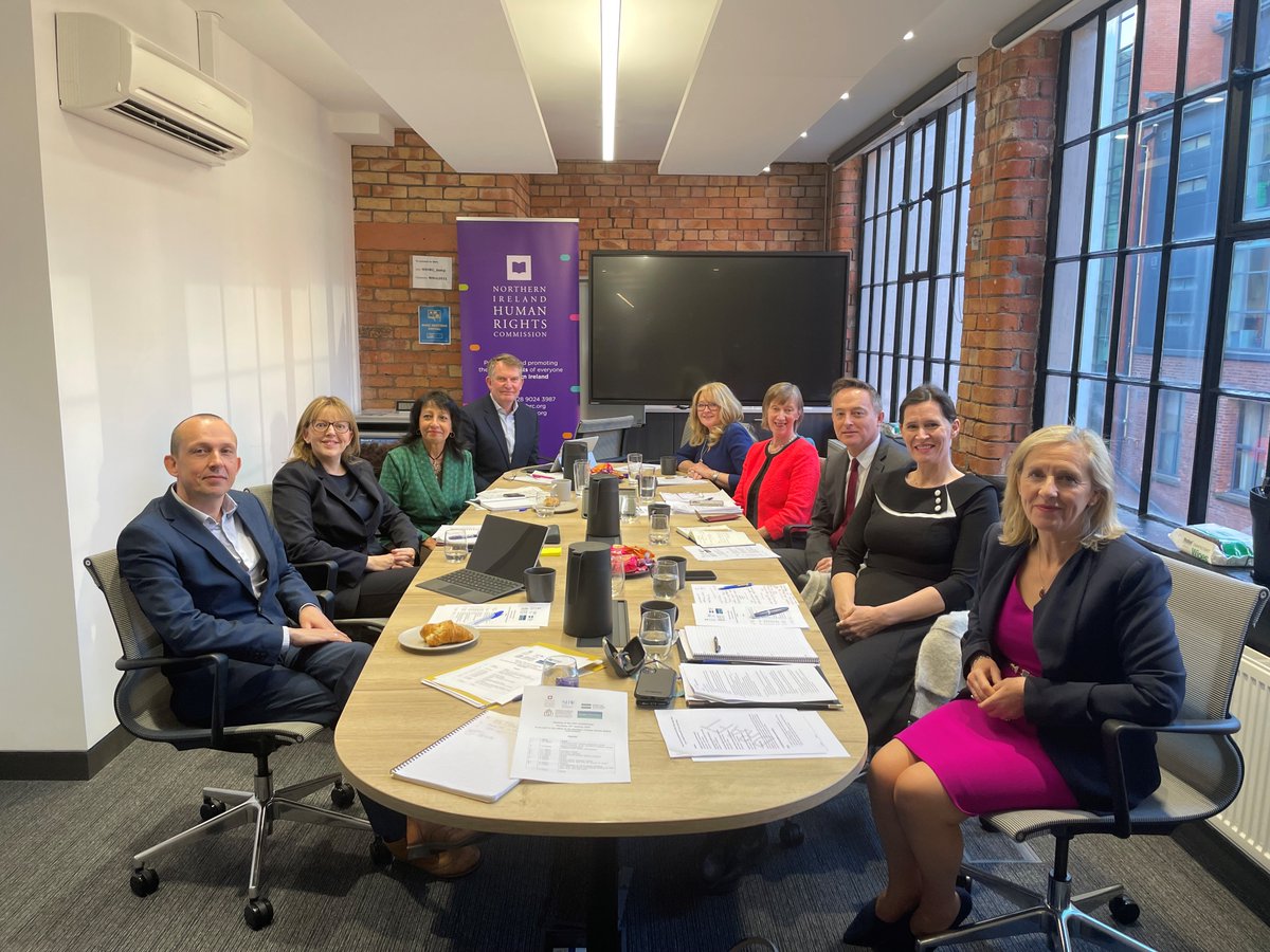 Today @NIHRC is delighted to host @EqualityCommNI @ScotHumanRights @EHRC & @_IHREC for a four jurisdictions meeting to discuss ongoing work and areas of cooperation. #HumanRights