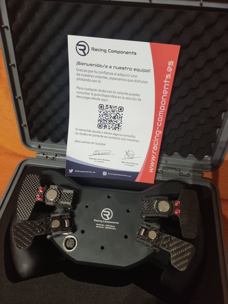 Mi #RCW Sport ha subido de nivel 🧐🧐🧐 😍😍😍

Gracias a <a href="/RComponents_es/">Racing Components</a> tendremos salidas #TOP 

En un rato habrá que darle al TCR para sacarle todo el jugo