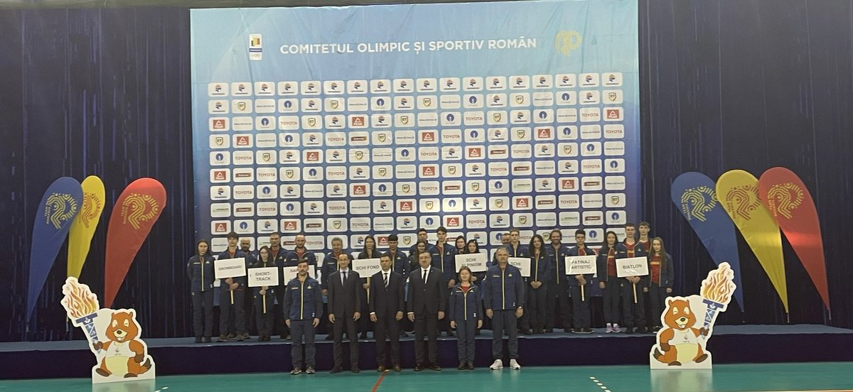 #TeamRomania is ready for EYOF Friuli Venezia Giulia 2023. 
18 Romanian athletes will have their first competitive experience in an Olympic-type multi-sport event, at the 16th winter edition of #EYOF .
#wherethesportstarsareborn #EOC #inspiringsportineurope