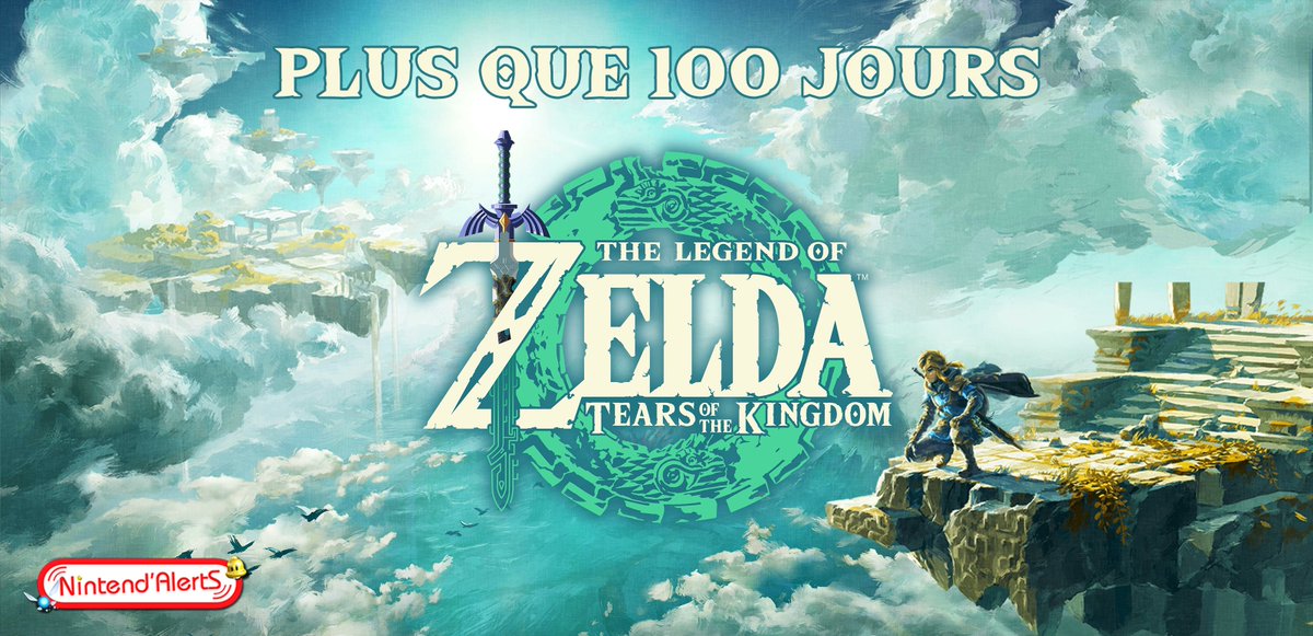 #ZeldaTearsOfTheKingdom arrive dans 100 jours ! 
Retrouvez les meilleurs prix pour le jeu ici ► nintendalerts.com/the-legend-of-…
N'hésitez pas à rejoindre notre Discord pour ne pas rater les possibles objets limités qui sortiront !
►  discord.gg/sopninalerts