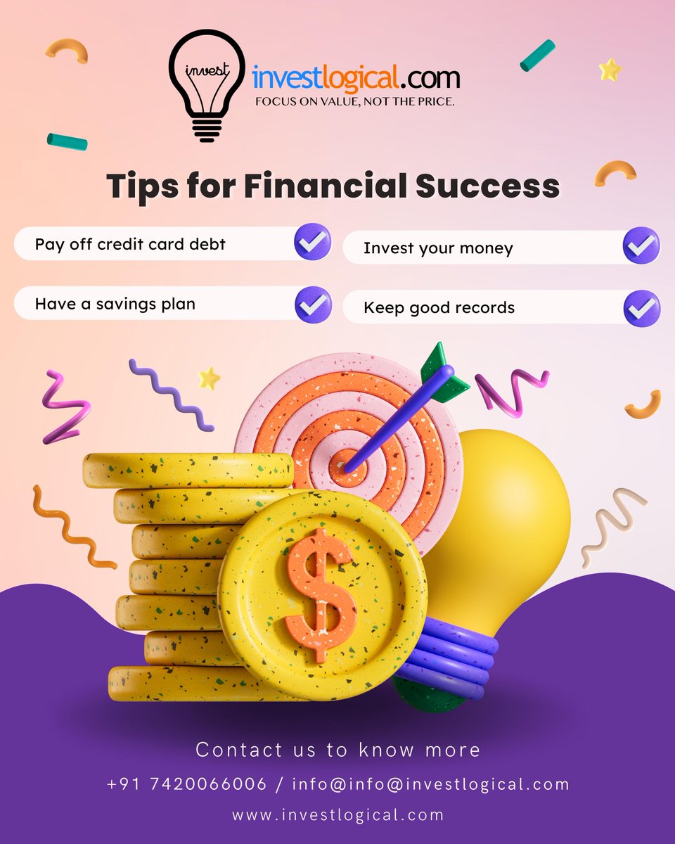 investlogical's tweet photo. Do you want some more tips like this!
Contact us now:
📧Email - info@investlogical.com
📲Phone No: +91 7420066006
#investment #pune #investlogical #india #investors #invest #howtomakemoney #makemoney #investing #stockstobuy #investingforbeginners #wealth #wealthcreation https://t.co/9rvps9QLEQ
