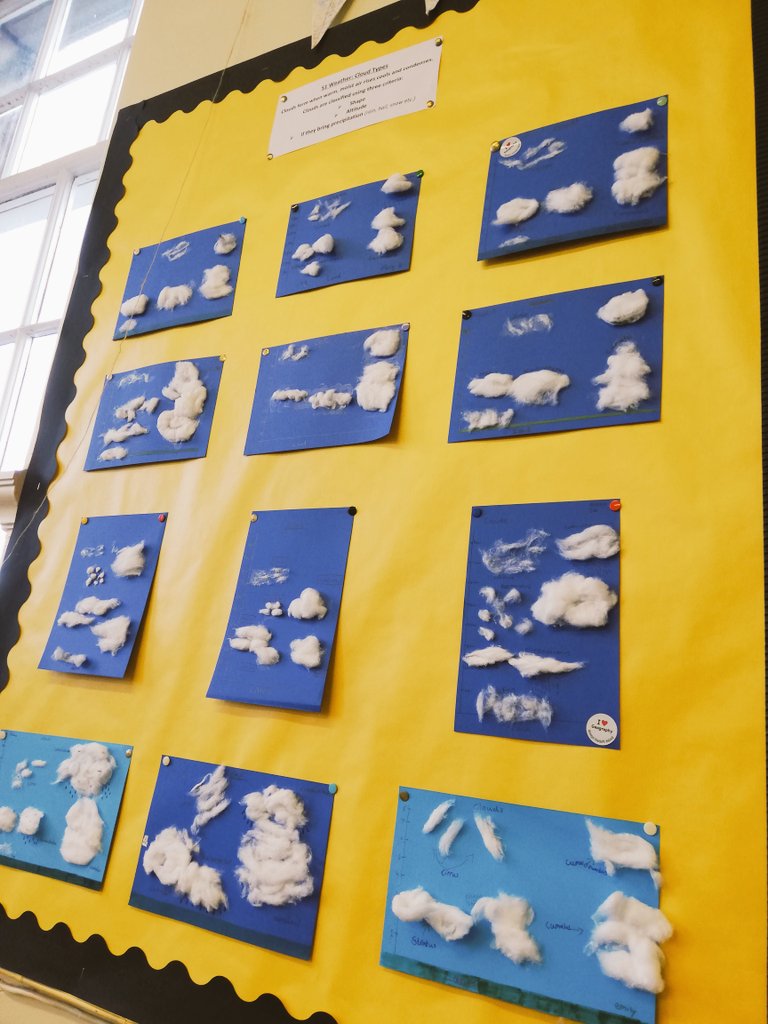 GeographyGHS's tweet photo. 1TA had their heads in the clouds today! #CreativeClouds #Geography https://t.co/CYBazksyIu