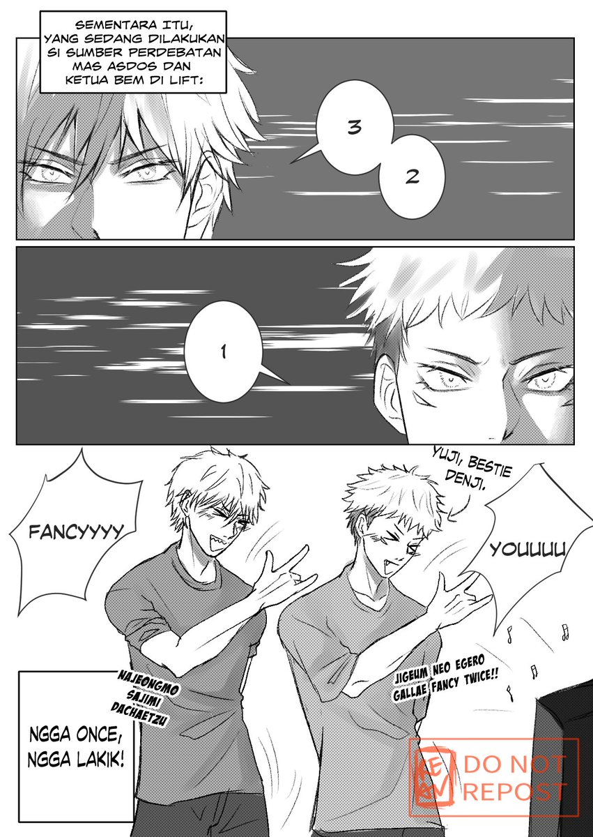 reanistic's tweet photo. #yoshiden #akiden AU

[EP 6 — Ketua BEM &amp; Preman Kampus]

Debat di forum ❌️
Debat di lift kampus ✅️ https://t.co/JAVHu5SuGa