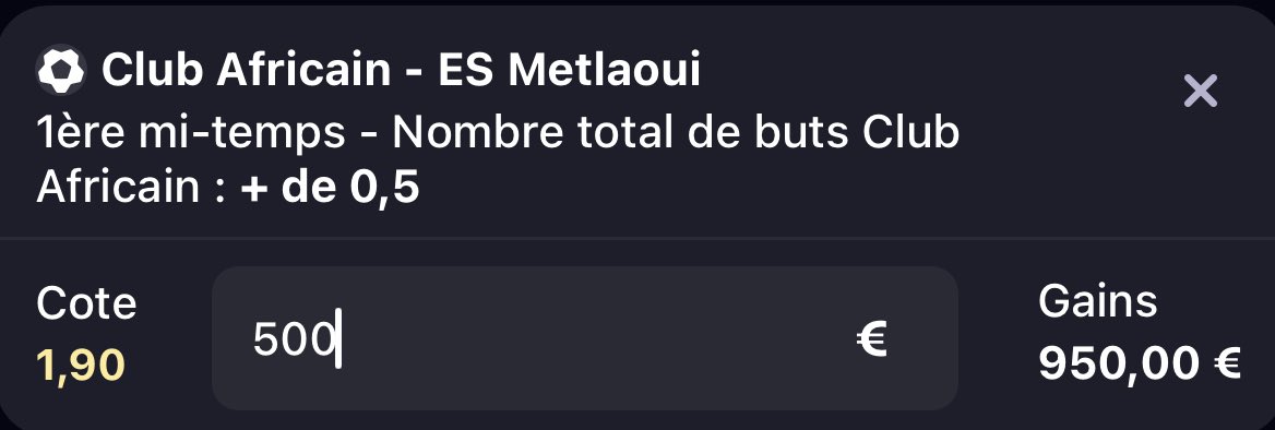 LeducPronos's tweet image. Tunisie 14h00 ⌚️🇹🇳