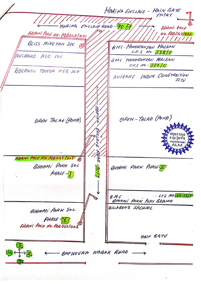 MarinaEnclave's tweet photo. Part - 2. - Application submitted today i:e 19/01/2023 to the concern Authorities for Implementation of 'No - Hawking Zone' on 'Marina Enclave Road' @mybmcWardPN @mybmc https://t.co/MauMNvckNi