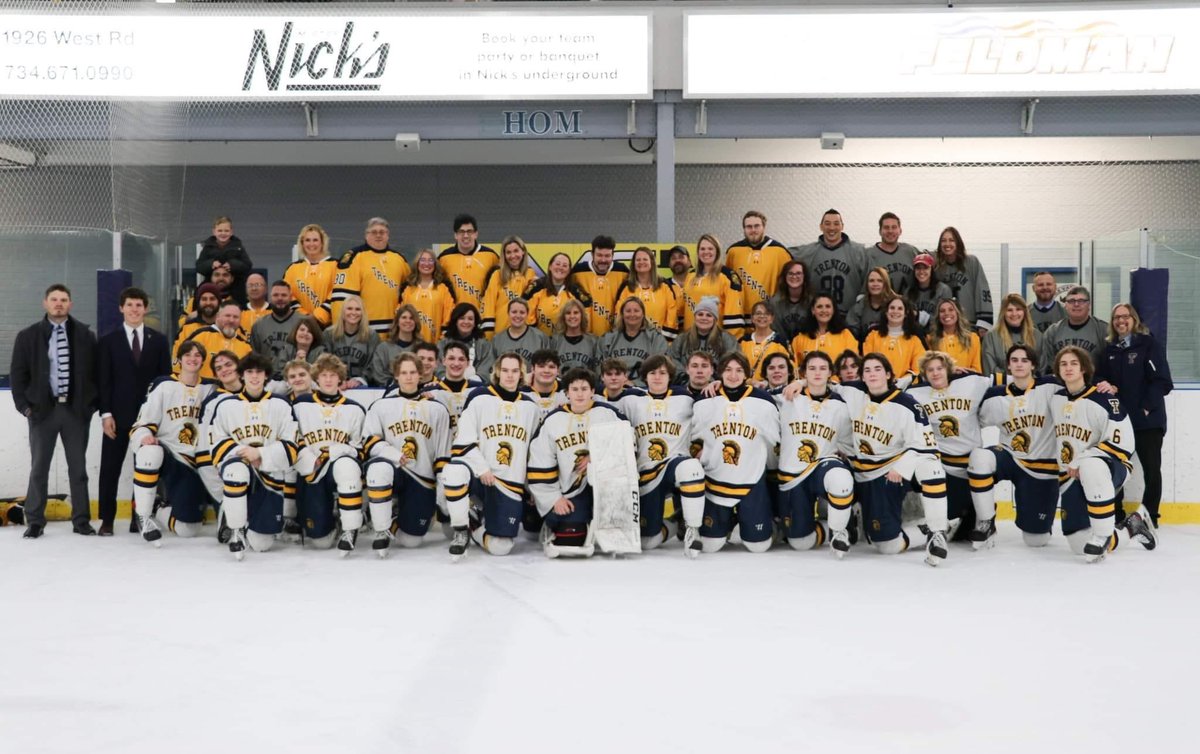 Good win last night 5-1!! Thank you to all the staff and teachers that came and supported!💙💛
