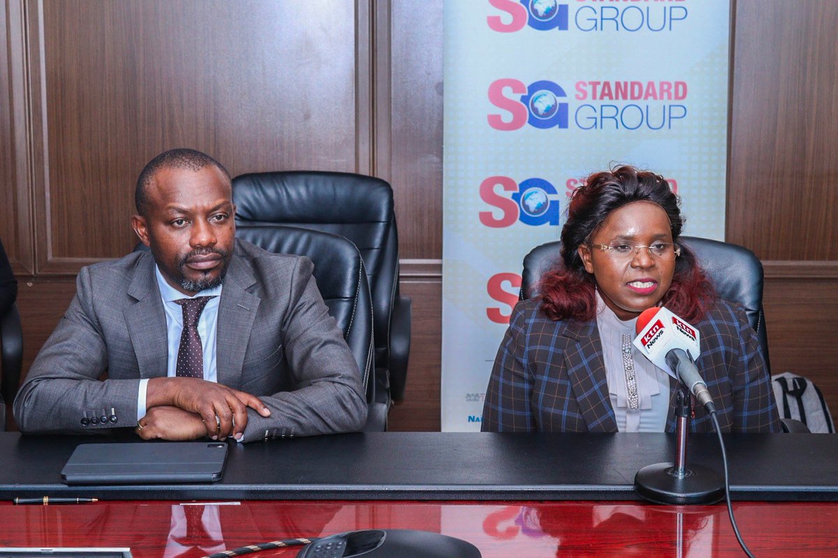 Today I paid a courtesy call to the GCEO Standard Group @OrlandoLyomu at the Standard Group Headquarters in Nairobi.
We discussed areas of partnership to promote #MagicalKenya's culture, tourism &amp; wildlife both locally and internationally.