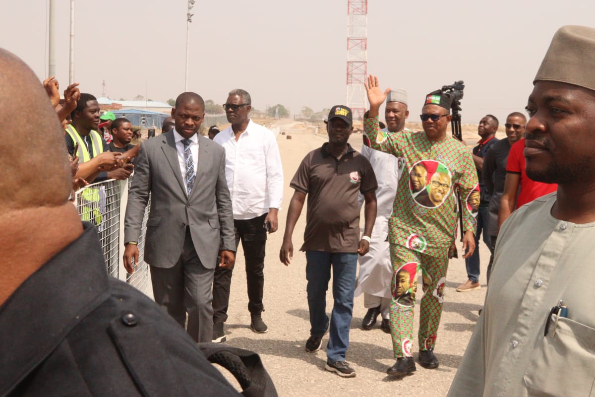 PeterObi's tweet photo. Dr. Yusuf Datti Baba-Ahmed and I arrived Minna for the Niger Rally. -PO https://t.co/ss2V2ssNr5