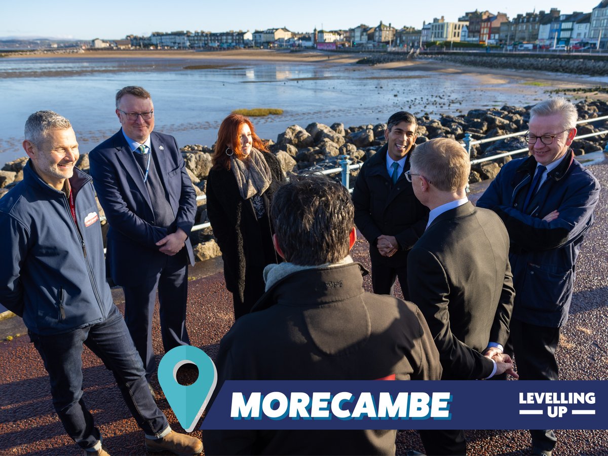 📍Morecambe #LevellingUp is about providing the right foundations for building a better future in communities across the UK.