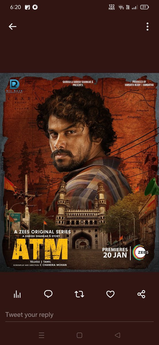 UrsShareef's tweet photo. ATM webseries streaming from today midnight 

It contains 8 episodes

Pls watch it on #ZEE5telugu

VJSUNNY IN ATM ZEE5 SERIES

#ATMOnZee5 #VJSunny https://t.co/336thWorzb