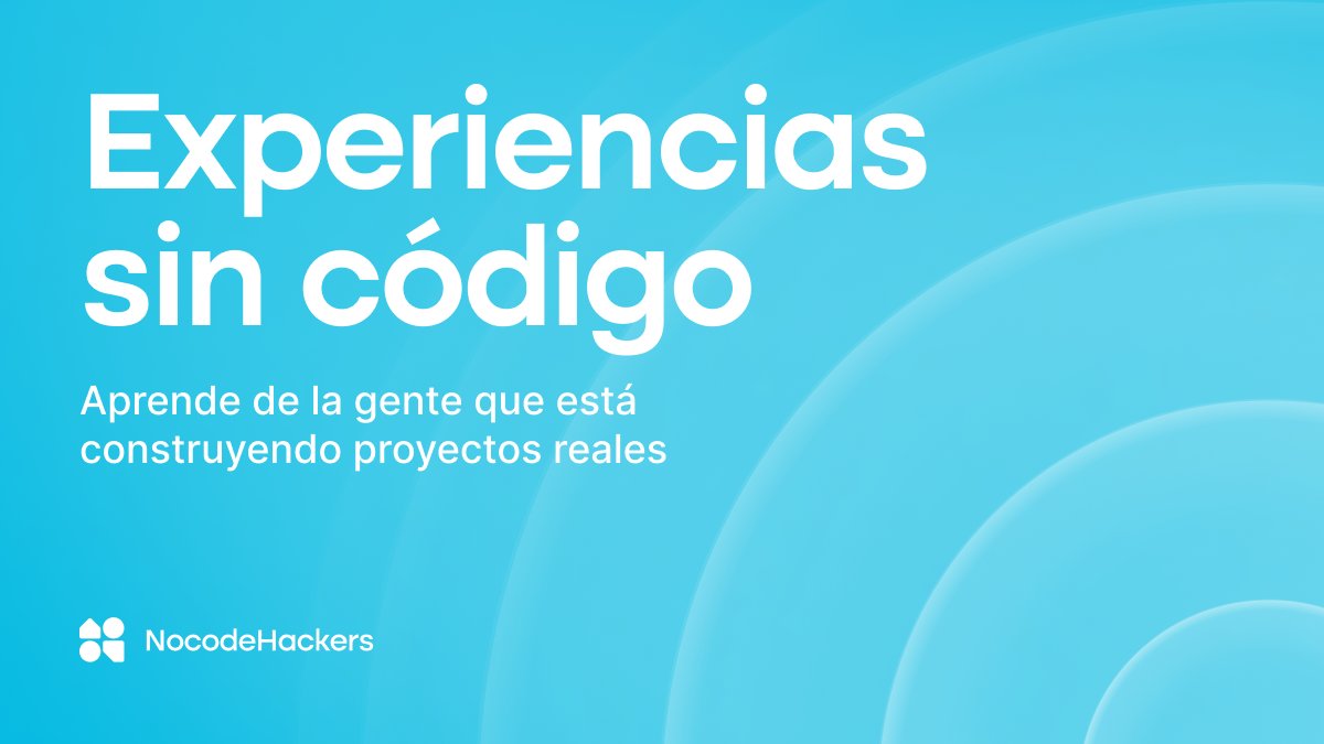 nocodehackers's tweet image. ¡NocodeHackers PRO tiene nuevo evento para la comunidad! ✨

Experiencias sin código dónde aprenderás de la gente que está construyendo proyectos reales (makers, emprendedores y personas de producto). 🙌