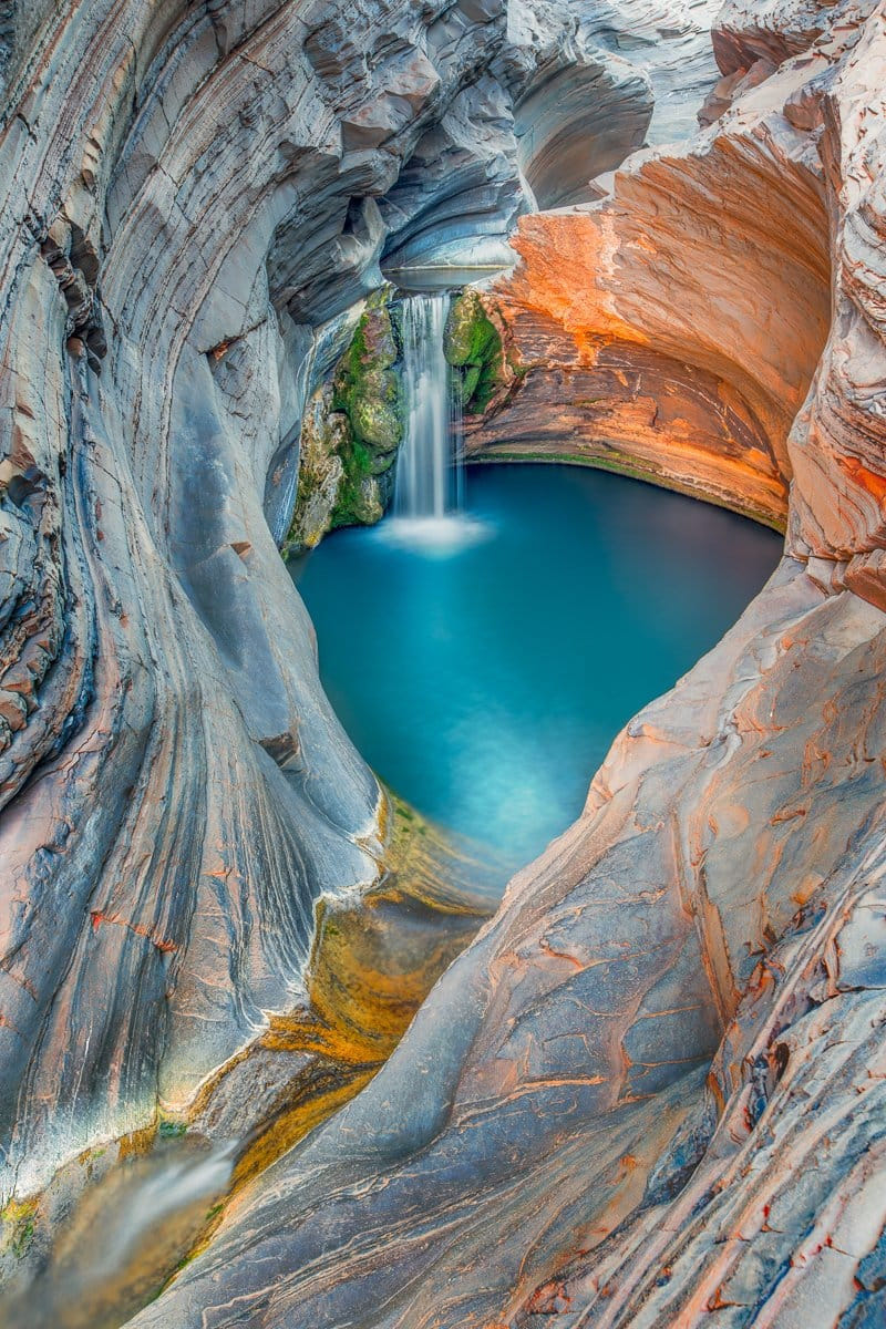 Hamersley Gorge, Karijini NP Western Australia🇦🇺🧡🤍🌊💦🫧