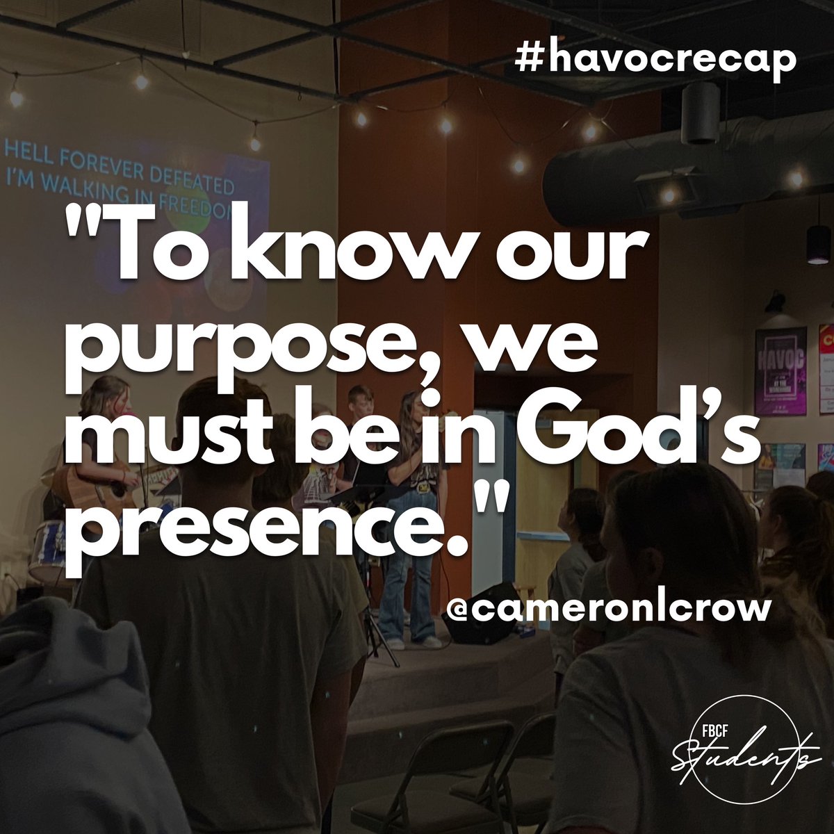 FBCFStuMin's tweet image. What a great HAVOC last night, gathering for worship and small groups! God is doing something really cool at @FBCFStuMin and we’re praying that God continues to do Big Things!! #BeApart #YouBelongHere