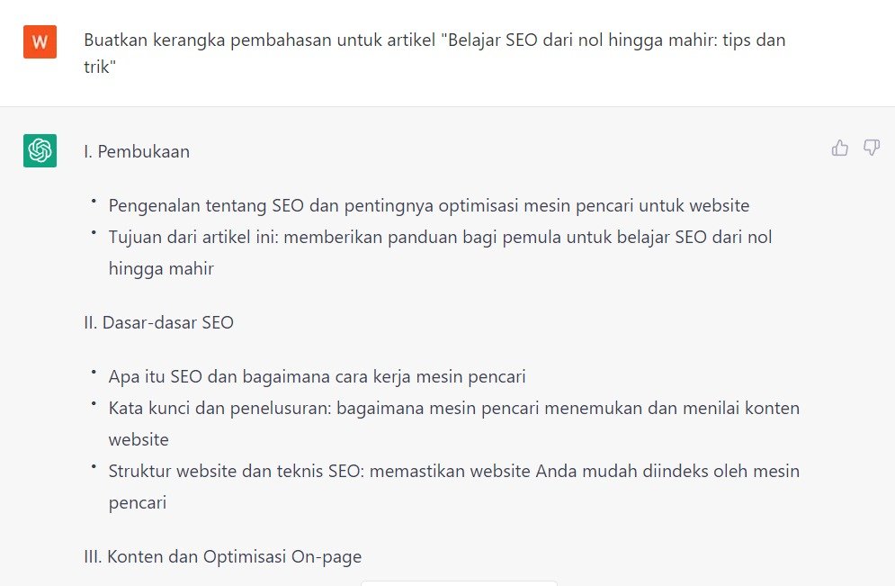 bangthoma's tweet photo. SEO Specialist Mati
TERANCAM ChatGPT! 

Kok Bisa?
Gimana enggak, ChatGPT bisa generate artikel hingga source code HTML/CSS 😨 

*A Thread*
Tips biar kamu tetep survive di tengah jaman AI sekarang ini https://t.co/ljKxdDHWpp