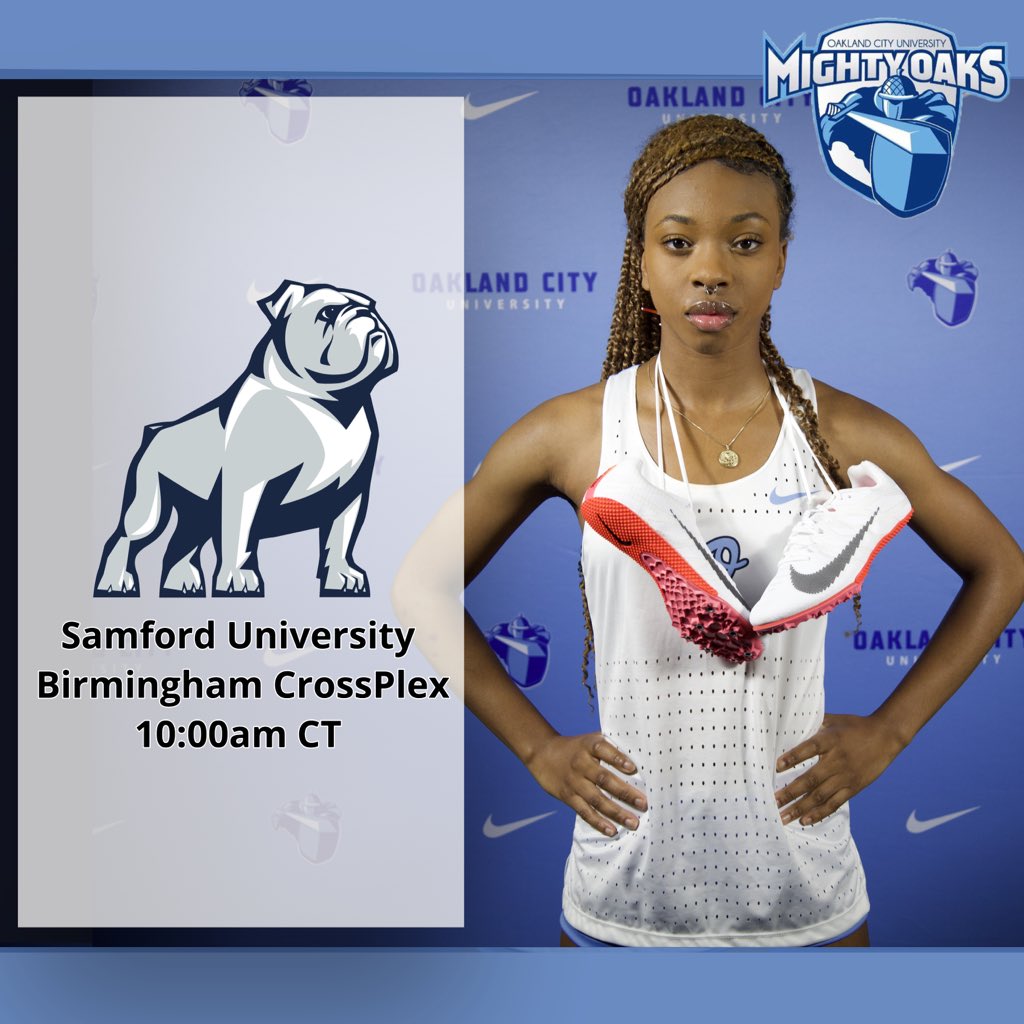 Saturday we'll be traveling to Birmingham, AL to compete in the Samford University open. 

Field events start at 10am with running events starting at 11am