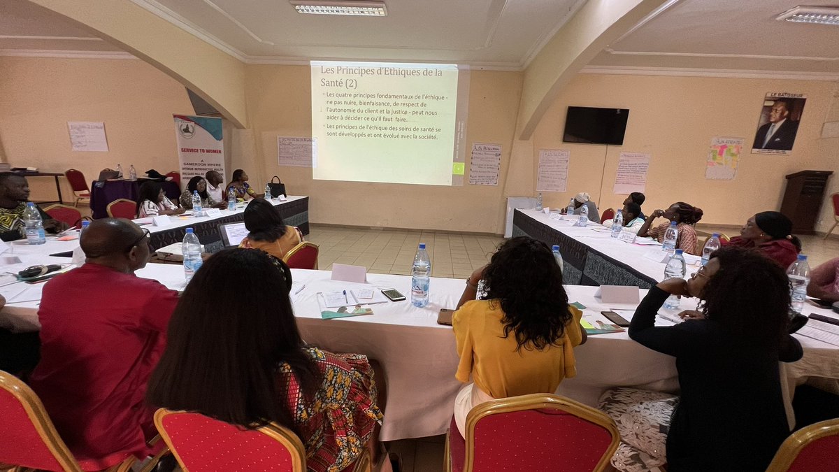 sogoc_cameroon's tweet photo. Personal beliefs should never interfere with Professional Responsibilities!
This is is the subject of SOGOC’s ongoing value clarification and Attitude Transformation(VCAT) workshop on unsafe abortion with some 20 health workers from 5 regions of Cameroon. https://t.co/MaFrDXS4bj