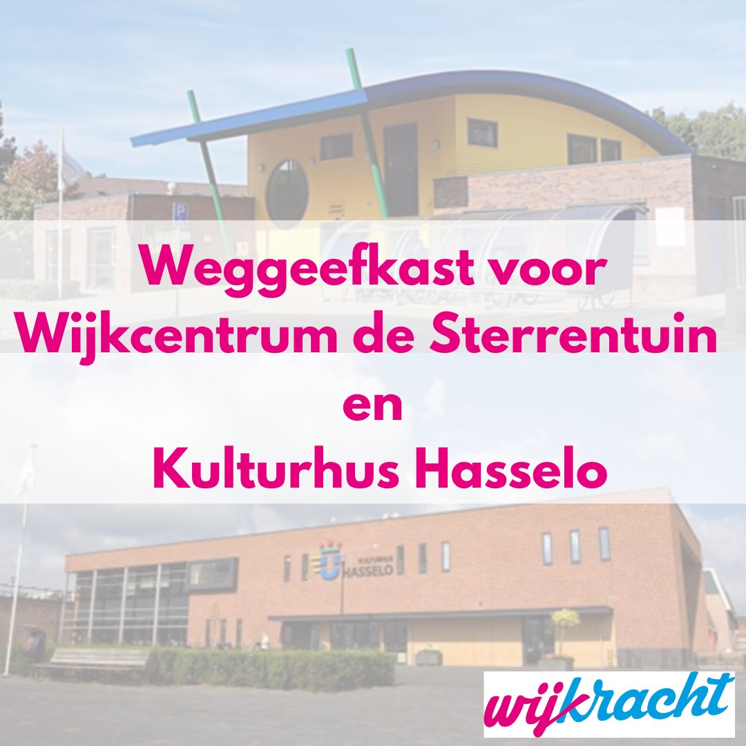𝐖𝐞𝐠𝐠𝐞𝐞𝐟𝐤𝐚𝐬𝐭 𝐯𝐨𝐨𝐫 𝐖𝐢𝐣𝐤𝐜𝐞𝐧𝐭𝐫𝐮𝐦 𝐝𝐞 𝐒𝐭𝐞𝐫𝐫𝐞𝐧𝐭𝐮𝐢𝐧 𝐞𝐧 𝐊𝐮𝐥𝐭𝐮𝐫𝐡𝐮𝐬 𝐇𝐚𝐬𝐬𝐞𝐥𝐨

Een systeem waar je bruikbare spullen kan geven aan mensen die het nodig hebben.
Wijkracht.nl/nieuws/weggeef…

#Wijkracht #Iedereendoetmee #Samen