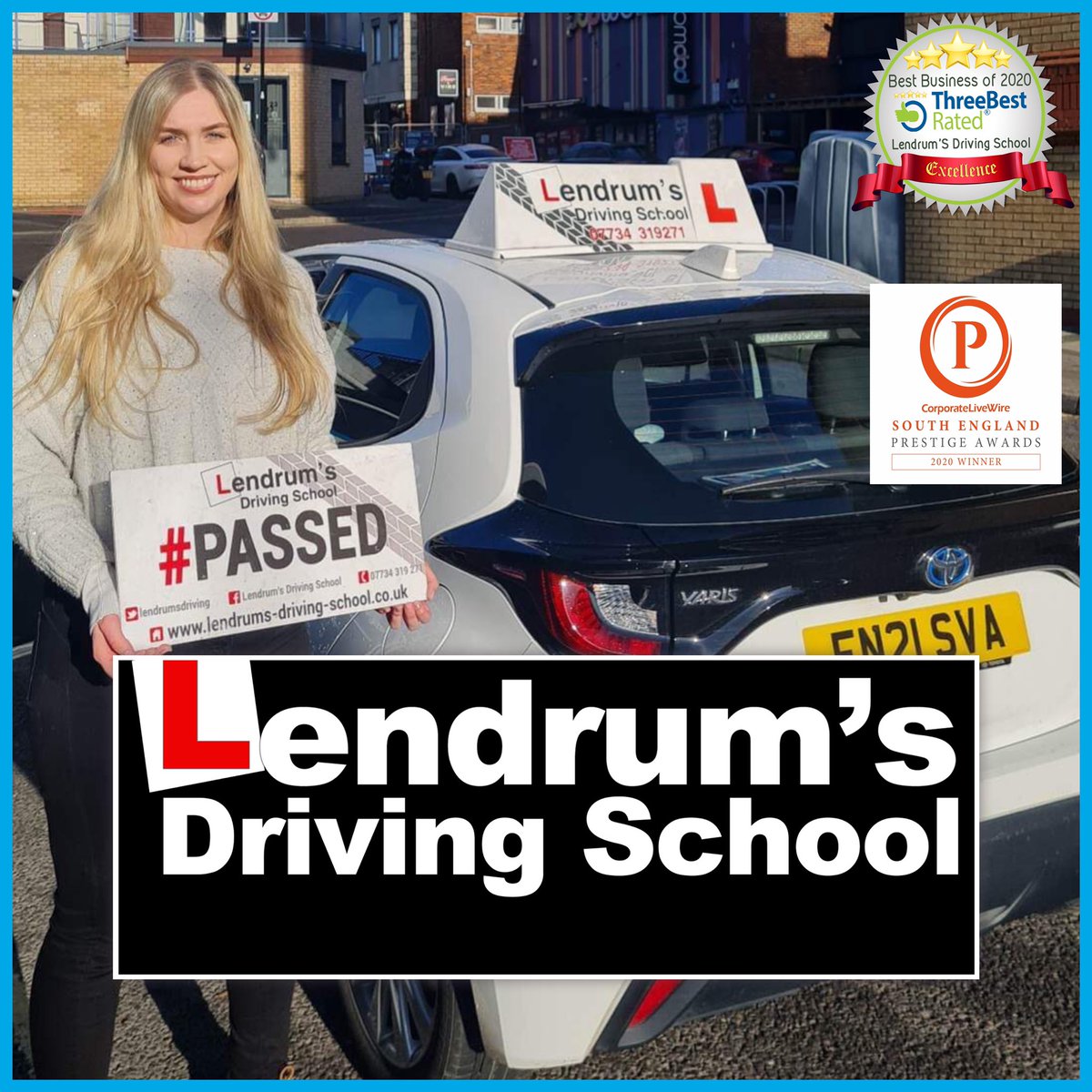 Congratulations to Ella for #passing her #drivingtest at #Southampton with #drivinginstructor Lisa