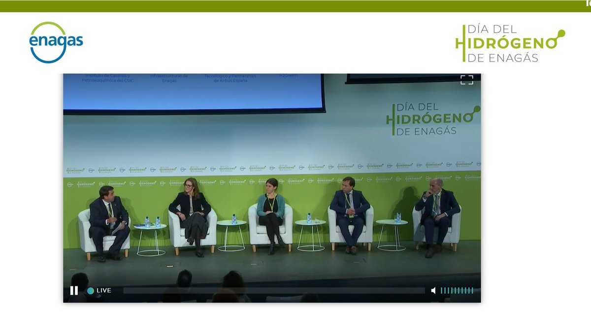 Mario Carrero, CEO de nuestra participada @h2greem ha subrayado la importancia de la #innovaciónabierta y el #emprendimiento a la hora de lanzar nuevos proyectos en la "Mesa redonda: Innovación y desarrollo tecnológico del hidrógeno" #EnagásDíadelHidrógeno #ElHidrógenoEsAhora