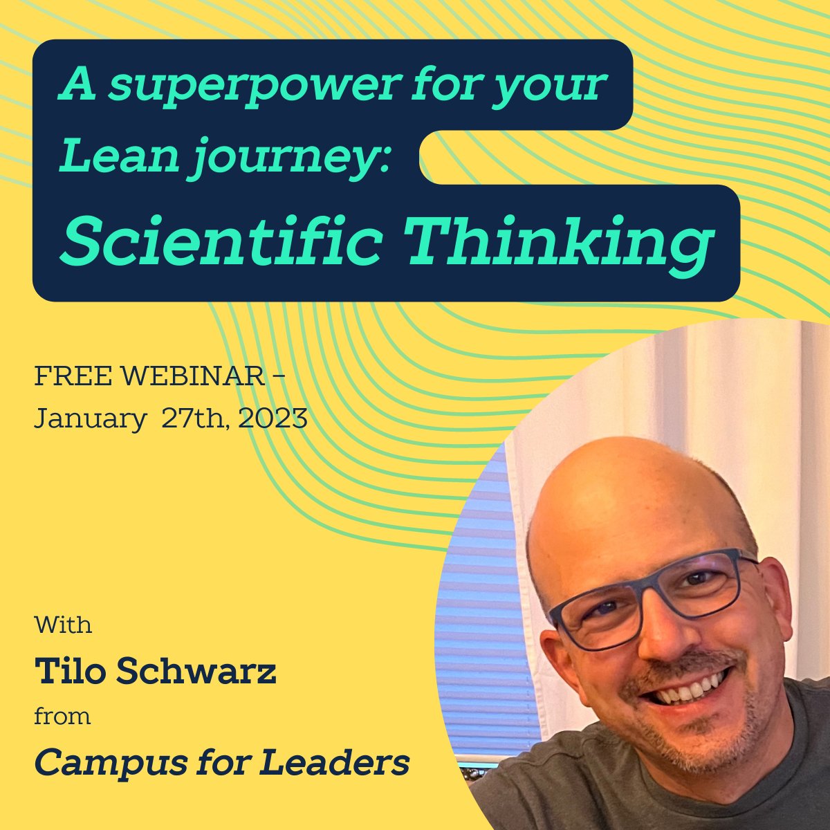 RealMikeRother's tweet photo. Want to know more about Toyota Kata and start practicing it? This 2-hour session with Tilo Schwarz from the 'Campus for Leaders' is for you! Friday, January 27 from 13:30 - 15:30 GMT.
Check out the agenda at:
https://t.co/yo61pe4DMR https://t.co/HaScOFX7Yd