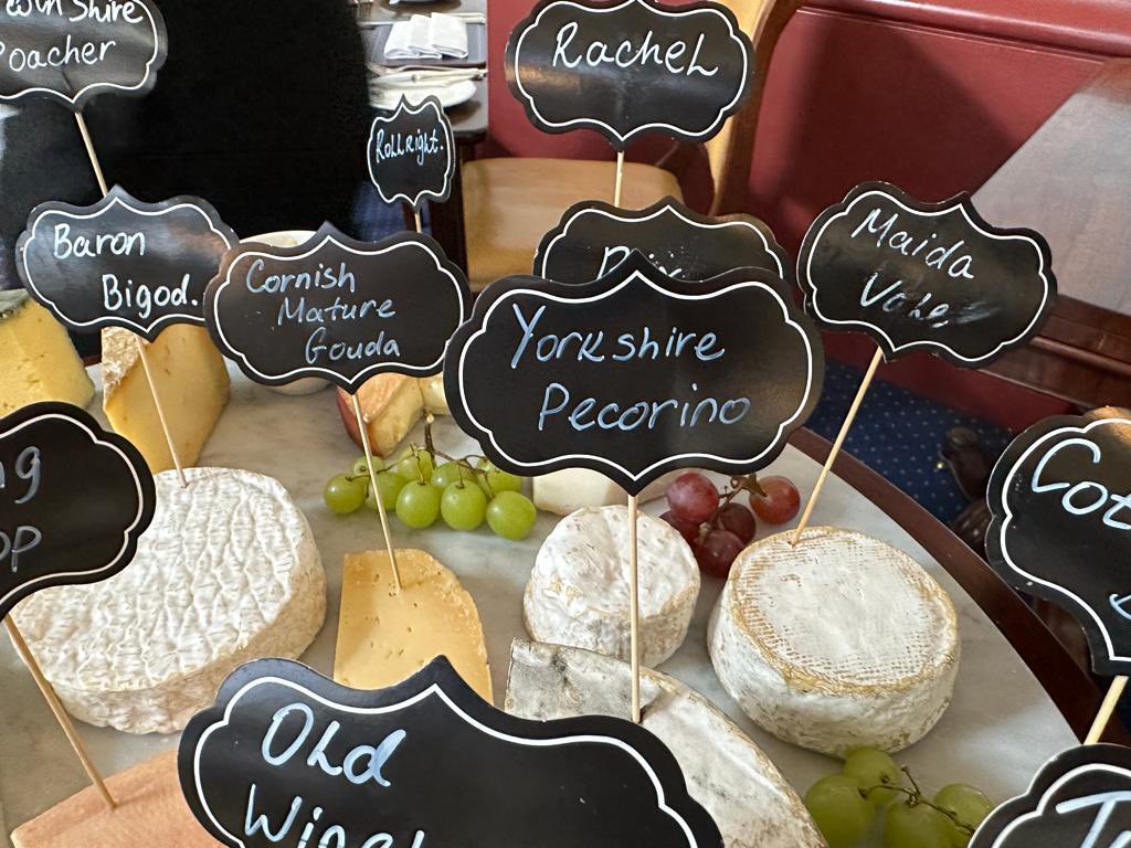 COLCEvents's tweet photo. New cheeses from today… Cornish Gouda, Wookey Hole Cheddar and Yorkshire Pecorino. Stoney Cross to come next week! 🧀🍇🍷 https://t.co/J9Gvk7fcSX