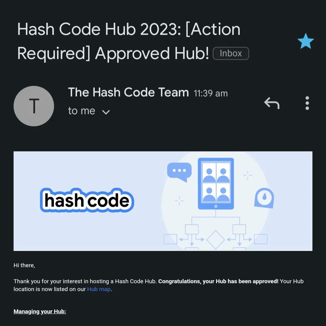 JckaLabs's tweet image. Hash Code Hub for 2023 is now officially approved to Jcka Labs. Hope see geeks around soon. #Google #hashcode #code