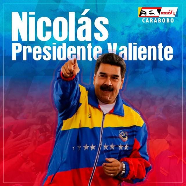 avilaelguerrero's tweet photo. Presidente Valiente. Con @NicolasMaduro para las que salgan. Vamos pues...@PartidoPSUV https://t.co/RJdSW8Psjm
