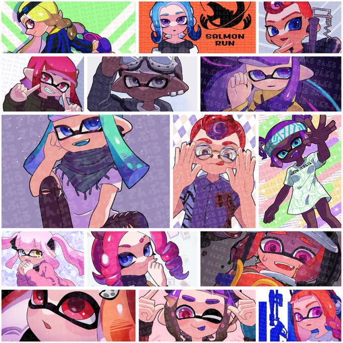 イラスト企画まとめ2 #Splatoon #スプラトゥーン #よそのこ https://t.co/jRMgJ3AePq 