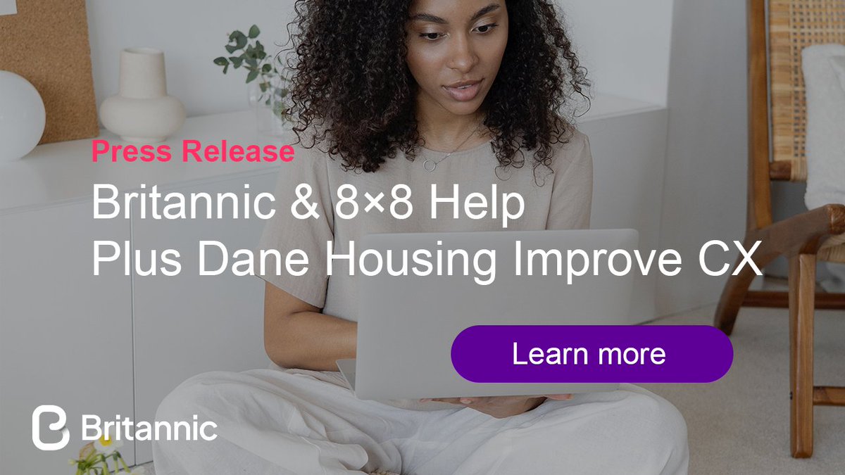Britannic and @8x8 have recently been featured on @contactcentres latest article for helping @PlusDane improve #customerexperience in their #contactcentre. Read more: bit.ly/3whI89A

#DigitalTransformation #HousingAssosiation #CallCentreSystems #CX
