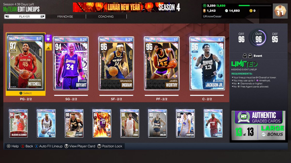 Might not be the best team but damn, I’ve been having a good time with this NMS squad! #2k23 #2KCommunity #myteam
