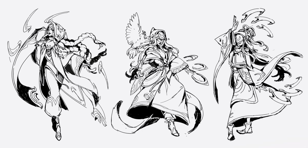 Some character design I worked on recently! Her name is Rana ✨💜 