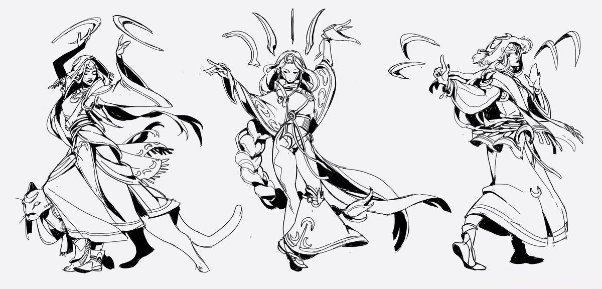 Some character design I worked on recently! Her name is Rana ✨💜 